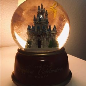 Disney Happiest Celebration On Earth Snow Globe
